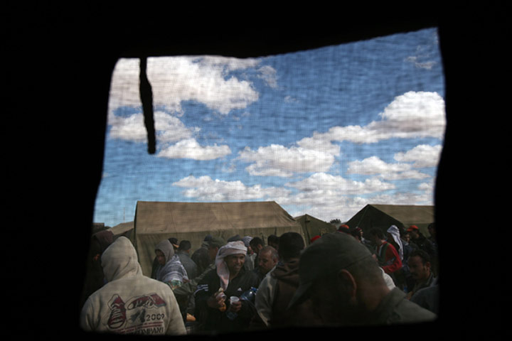 Libra unrest continues: Refugees who recently entered into Tunisia from Libya 