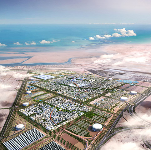 Masdar City: Masdar City masterplan