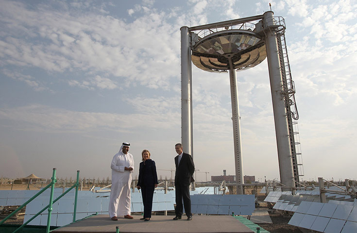 Masdar City: US Secretary of State Hillary Clinton vi