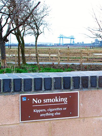 In pictures: extinguish: sign at Saltholme wildlife reserve
