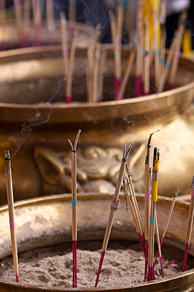 In pictures: extinguish: Incense sticks