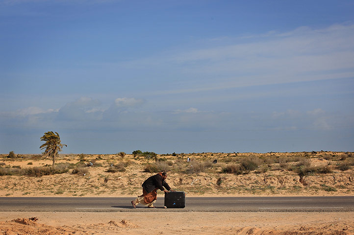 Ras Jdir Refugees: Refugees Cross Tunisian Border To Escape Violence in Libya