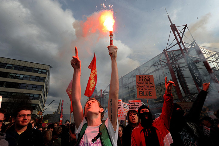 Lib Dems in Sheffield: Students flares