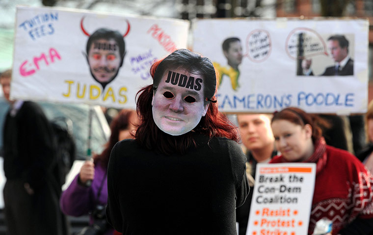 Lib Dems in Sheffield: Judas mask