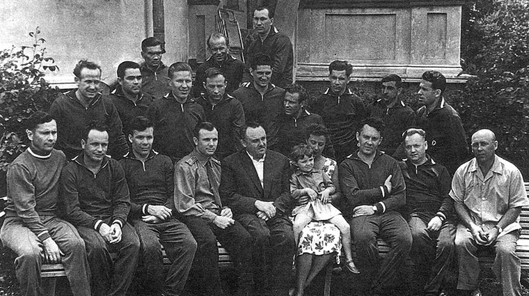 Yuri Gagarin: The original 1960 group of cosmonauts