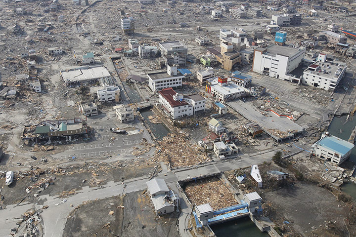 japan quake aftermath: Ofunato