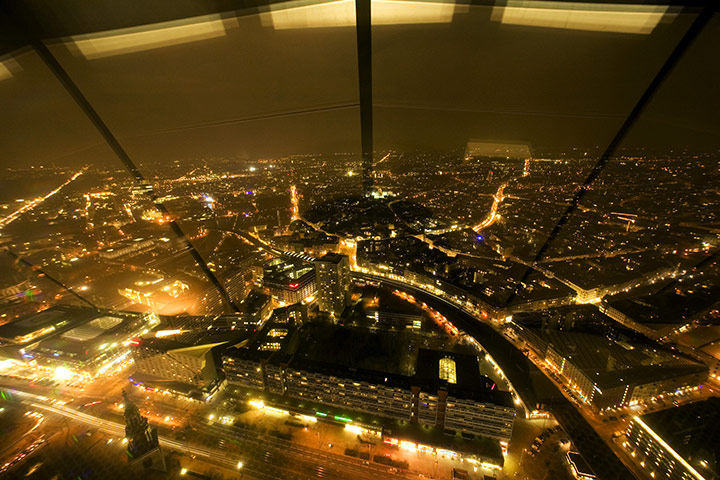 Felix Clay in Berlin: view from the Fernsehturm