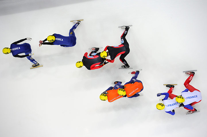 Speed Skating Jenkins: World Short Track Speed Skating Sheffield - Handover series