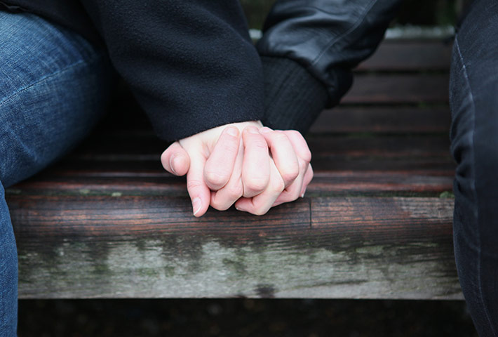 Inflation Basket: A couple holding hands