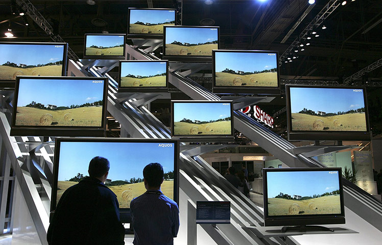 Inflation Basket: Flat panel TVs on disply