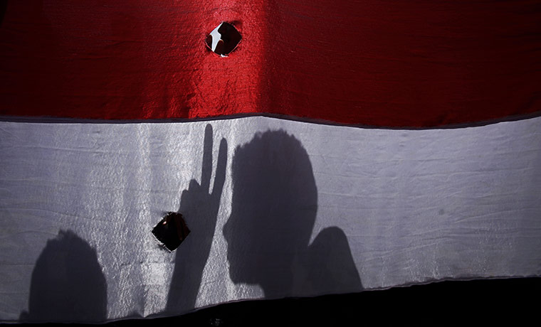 24 hours in pictures: demonstrations in yemen