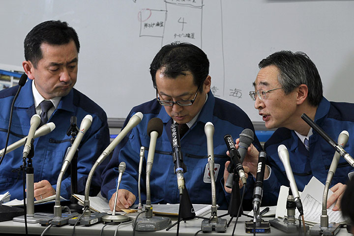 Japan Earthquake: Tokyo Electric Co. employees