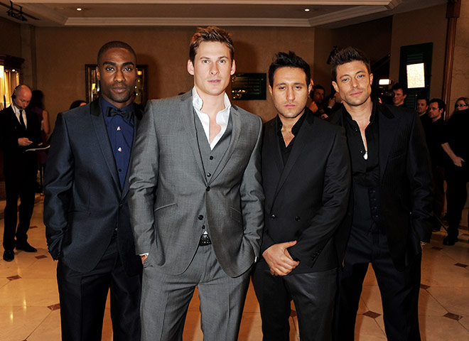 BAFTA Video Game Awards: Simon Webbe, Lee Ryan, Antony Costa and Duncan James of Blue