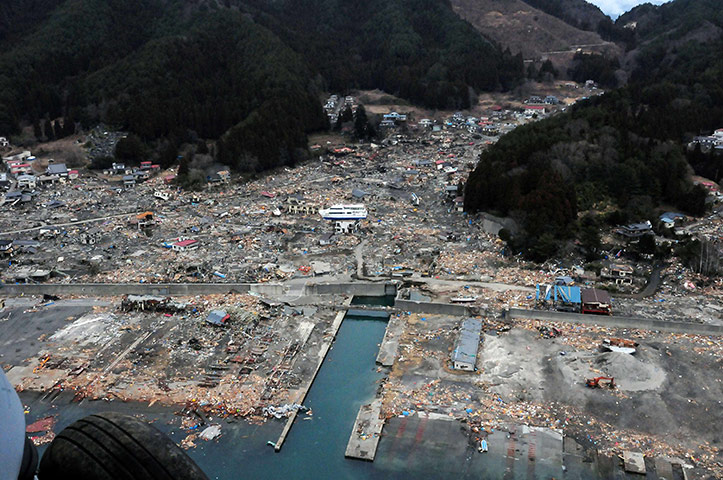 Japan aftermath: The destruction in Wakuya, Miyagi Prefecture