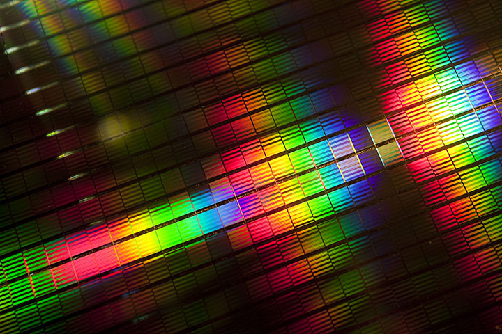 Week in Business: A Toshiba Corp. 24 nanometer (nm) NAND flash wafer