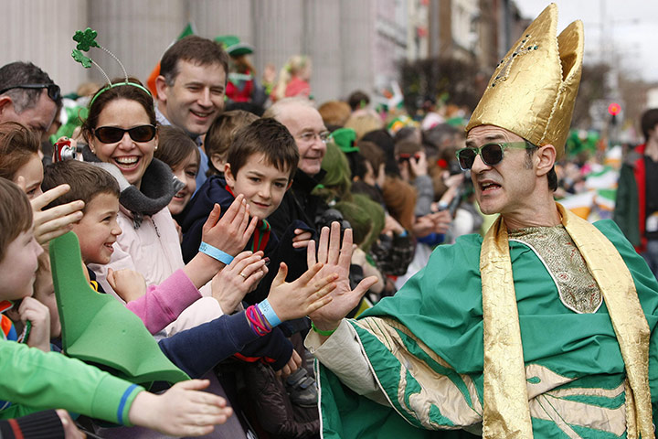 St Patricks Day: The annual St Patrick's Day parade takes place in Dublin