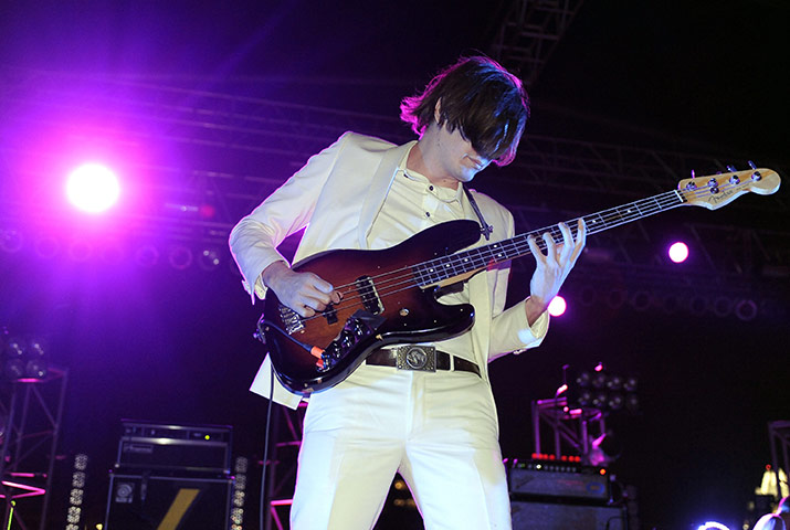 SXSW Festival: Nikolai Fraiture of The Strokes onstage
