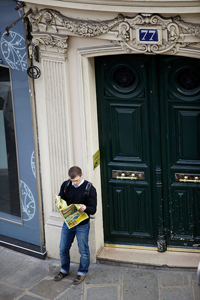 New Europe, France: Musicians busking on the Pont St Louis