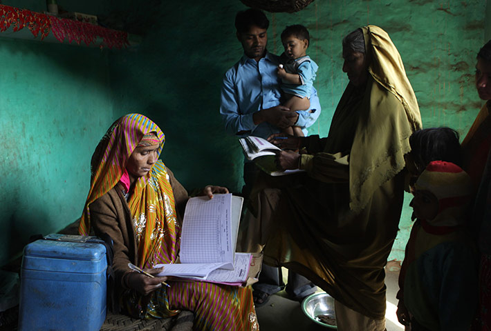 Polio campaign: Ghaziabad , Uttar Pradesh , India