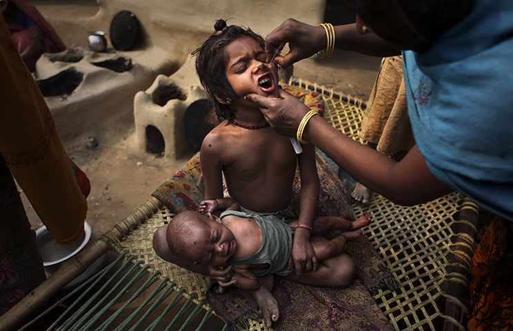 Polio campaign: Patna, India