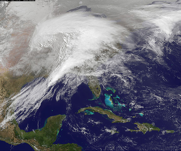 Satellite Eye on Earth: Historic Winter Storm Moves Across the US