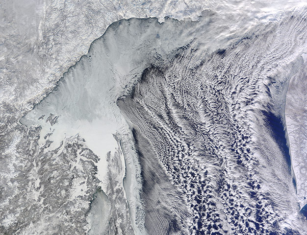 Satellite Eye on Earth: The winter landscape of the Russian Far East 