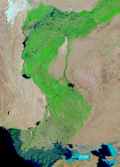 Satellite Eye on Earth: Flood waters lingered in Pakistan