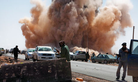 Gaddafi forces attack rebel checkpoint near Ras Lanuf