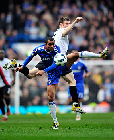 Football2: Chelsea's English defender Ashley Cole (