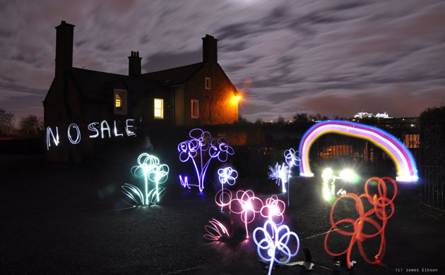 'No sale' Inverleith park lighting
