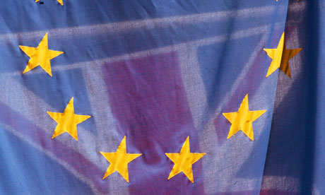 EU and union flags
