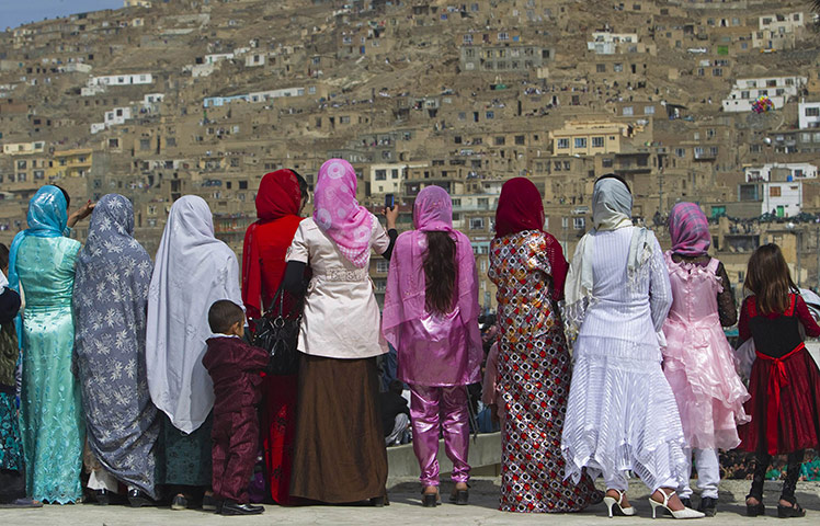 Spring festivals: Afghan women attend a gathering to celebrate Nowruz in Kabul
