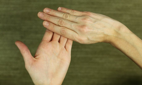 yoga hand exercise