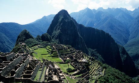 Classic view of Machu Picchu