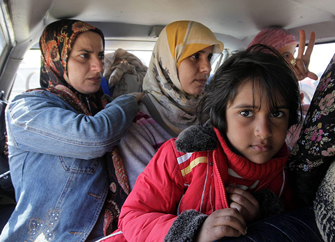 Libya chaos: A Libyan family flees Ajdabyia to Benghazi