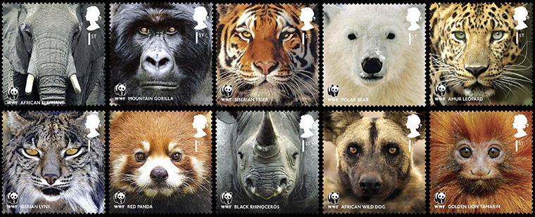Week in wildlife: WWF Stamps