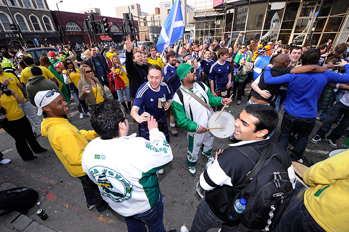 Football: Brazil v Scotland