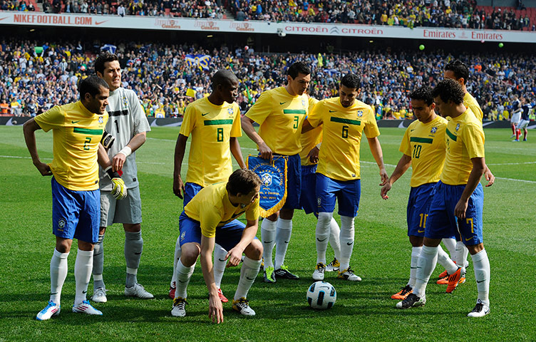 Football: Brazil v Scotland