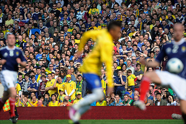 Football: Brazil v Scotland