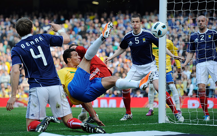 Football: Brazil v Scotland