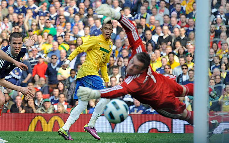 Football: Brazil v Scotland