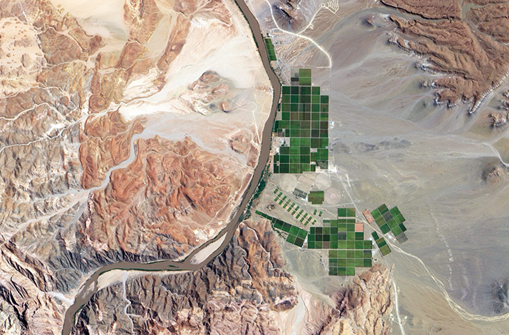 Agricultural Pattern: The Orange River irrigation project