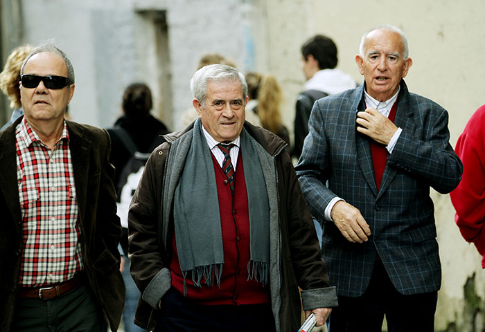 Graeme Robertson in Spain: Some smartly dressed gents on the street