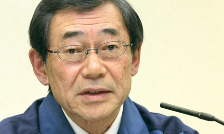 Masataka Shimizu, president of Tokyo Electric Power Co