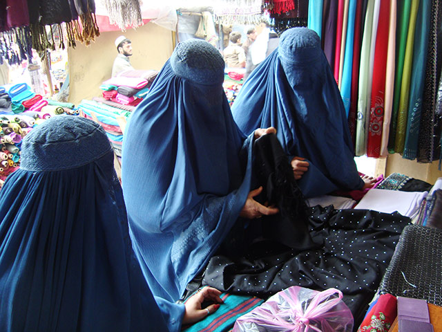 week in pics: Habib: supplying scarves to the market in Jalalabad