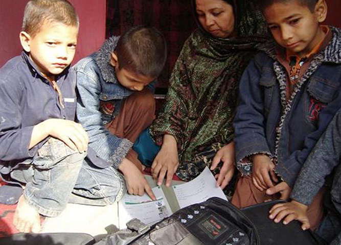 week in pics: Habib: Helping children with homework