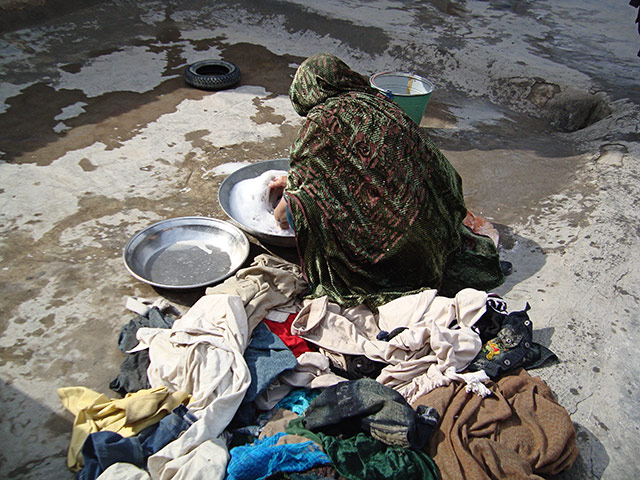 week in pics: Habib: Washing clothes