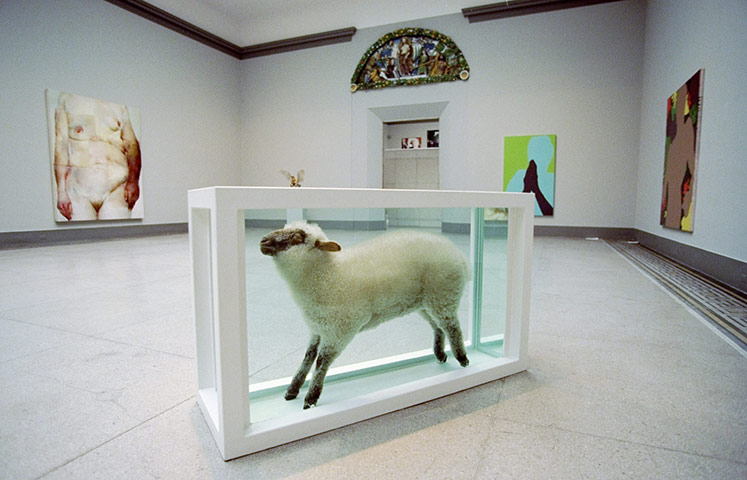 Damien Hirst: On display at the 
