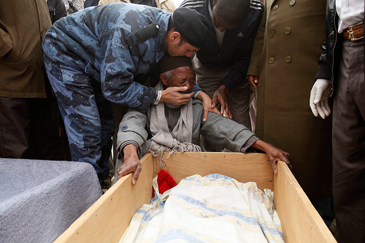 Libya Gallery: The family members of anti-government tribal revolutionary rebels