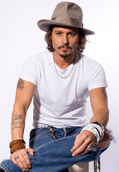 Top 10: fashionable males: Johnny Depp